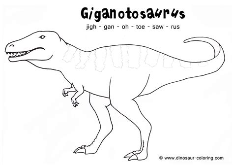 Giganotosaurus Coloring