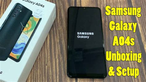 Samsung Galaxy A04s Unboxing And Setup Awesome Blue Youtube