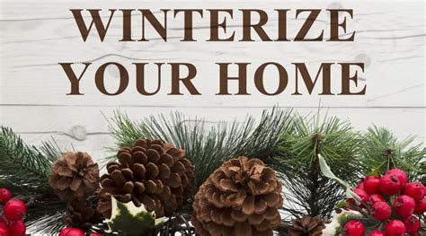 Ten Tips How To Winterize Your Home