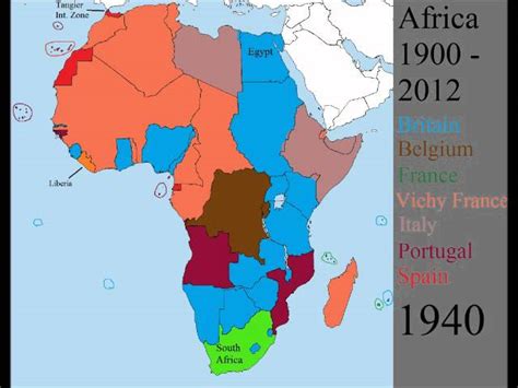 Colonial Map Of Africa 1900 Metro Map