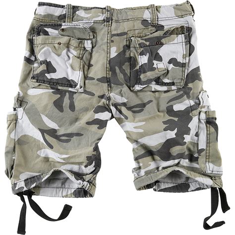 Surplus Army Airborne Vintage Cargo Pants Mens Military Shorts Washed
