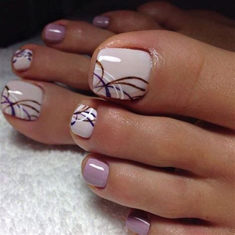 Pedicure diseños flores facil : disenos-de-pedicure-2019-te-van-encantar (13) - Curso de ...