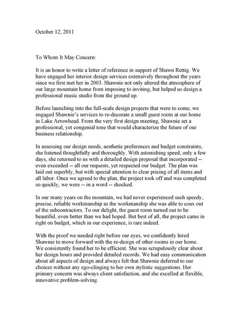 50 To Whom It May Concern Letter And Email Templates Templatelab