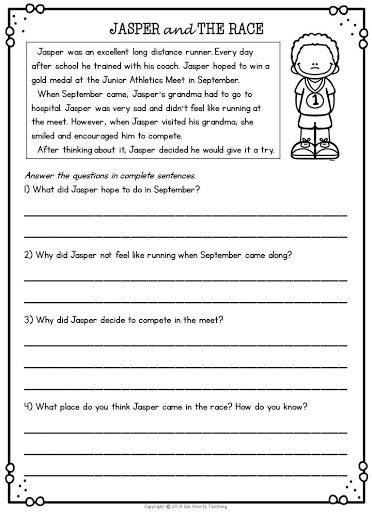 Autumn Reading Comprehension Worksheets Google Search Reading