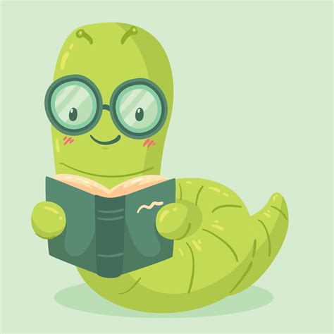 Top 101 Cute Book Worm Cartoon