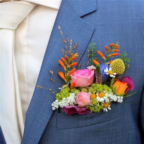 Flowers In Grooms Suit Pocket Wildflower Wedding Floral Wedding Flowers