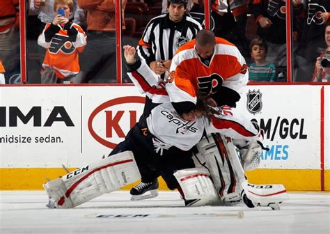 5 Hockey Goalie Fights That Prove Its The Most Electric Event In The