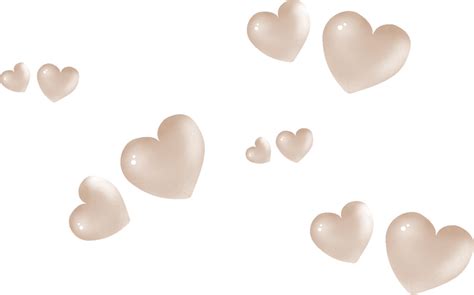 Heart Brown Decorative Hearts Png Download 16061001 Free