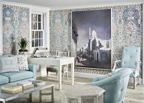 An Enchanted 1920s Home By Miles Redd The Glam Pad Gracie Wallpaper