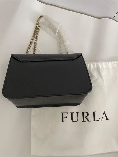 Furla Bella Mini Crossbody Black Womens Fashion Bags And Wallets