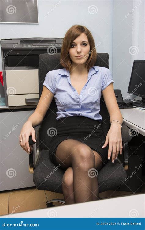 Secretary Stock Photo Image Of Blue Eyes Erotic Face 36947604