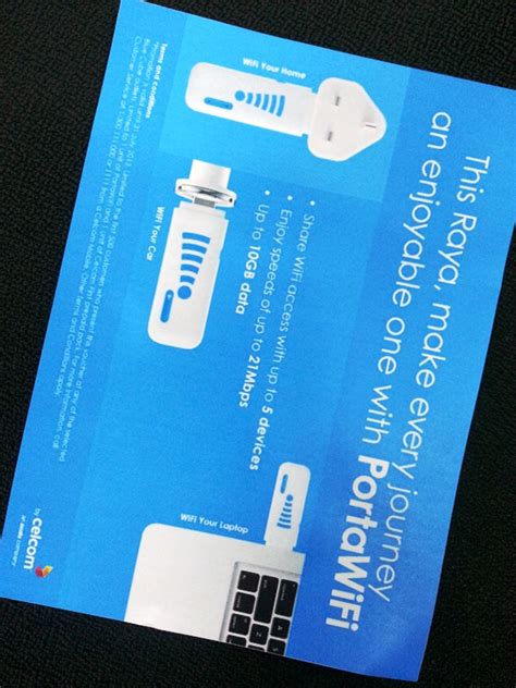 > celcom's new portawifi 2.0 comes with 21gb of data at. Celcom gave out FREE 500 PortaWiFi devices for travelers ...