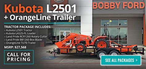 New Kubota Tractors Kubota Tractor Package Deals In Greater Houston Area
