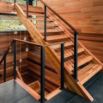 Country living modern rustic bookazine; Image result for cable handrails craftsman indoor (With ...