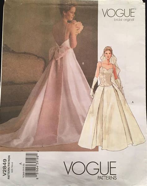 Vogue Bridal Original Wedding Gown Deep V Back Sweetheart Etsy