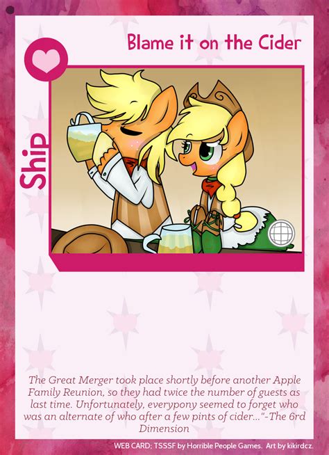 Safe Artist Kikirdcz Applejack Pony Twilight Sparkle S Secret Shipfic Folder