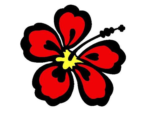 Dibujos Flores Hawaianas Para Colorear Dibujos Para Colorear