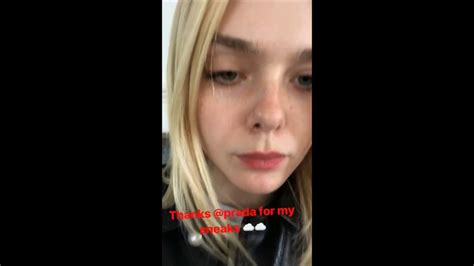 Elle Fanning Instagram Story February 6 2018 Youtube