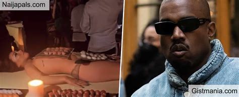 Kanye West Serves Sushi Platter On Nak D Lady To Celebrate Th Birthday Gistmania