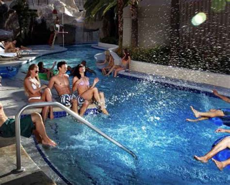 19 best pools in las vegas hours cabana day bed beach lazy river
