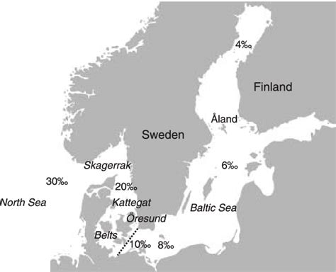 The Baltic Sea Is Connected With The North Sea And The Atlantic Ocean Download Scientific