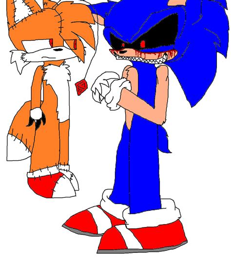 Sonicexe And Tails Doll Colored By Ask Katy The Cat On Deviantart
