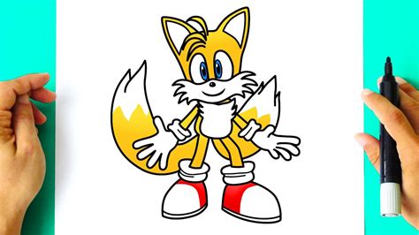 Como Desenhar O Tails Do Sonic Passo A Passo Como Dibujar A Tails De