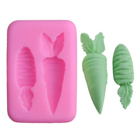 Vegetables Carrot Shape Silicone Cake Mold Chocolate Baking Mould