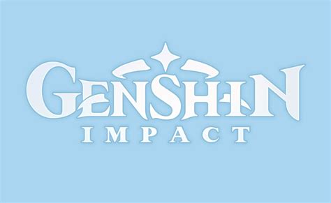 Game Logo Genshin Impact Art Gallery Game Logo Logo Impact