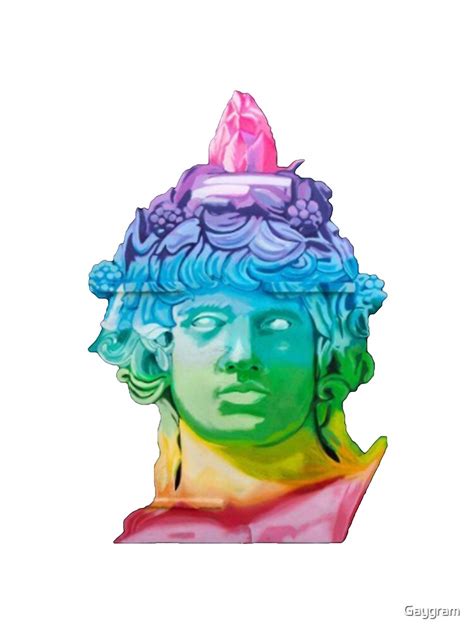 Street Art Portrait With Rainbow Flag Art Print By Gaygram Redbubble