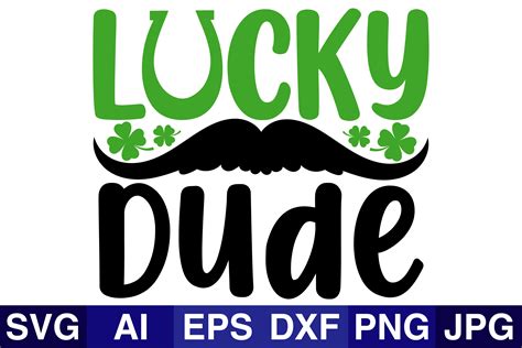 Lucky Dude St Patrick Svg Design Graphic By Svg Cut Files · Creative