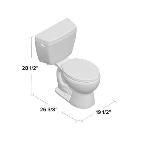 Toto Drake® 16 Gpf Round Comfort Height Floor Mounted Two Piece Toilet