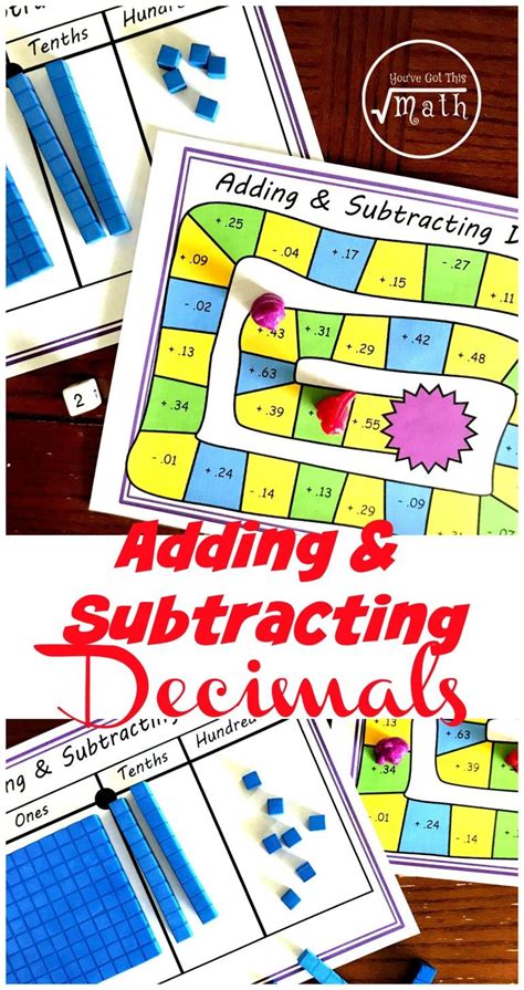 Adding And Subtracting Decimals Games Pdf