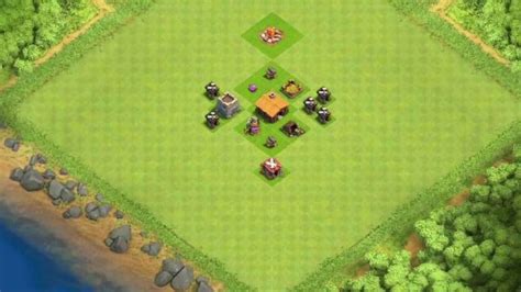 Best Clash Of Clans Base Town Hall Level 1 Defense And Farming
