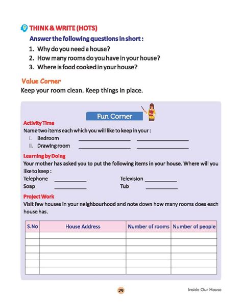 Environmental Studies Evs Textbook For Class 1 Sahitya Bhawan