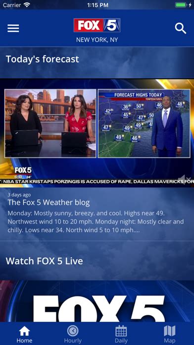 Fox 5 New York Weather App Details Features And Pricing 2022