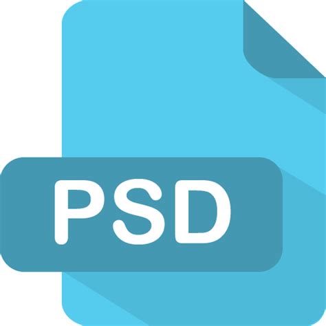 Psd Icon Flat File Type Iconset Pelfusion