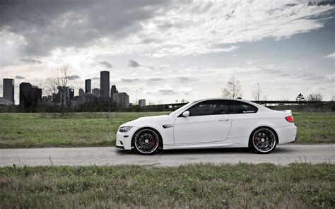 Bmw, bmw m3 e30, wheat, car, vehicle, bmw 3 series e30, mode of transportation. BMW E92 M3 white car side view wallpaper | cars | Wallpaper Better