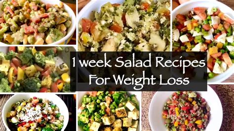 1 Week Salad Recipe 7 Healthy Quick And Easy Indian Lunch Or Dinner Recipes For Weight Loss