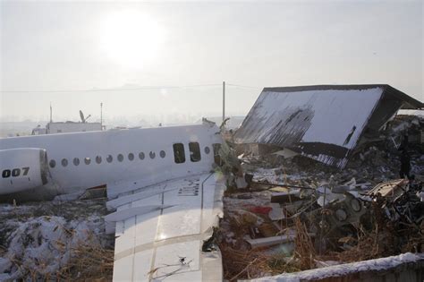 Bek Air Fokker 100 Crashes Into Building Near Almaty Airport