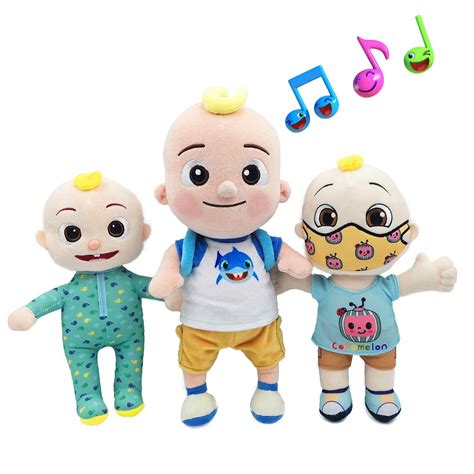 Big Jj Music Plush Doll Cocomelon Pillow Soft Toys For Baby Plush Jj