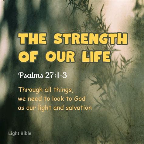 The Strength Of Our Life Daily Devotional Christians 911 Learn
