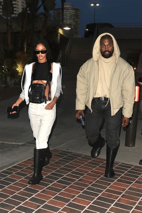 juliana nalu and kanye west arrives at complexcon in long beach 11 19 2022 hawtcelebs