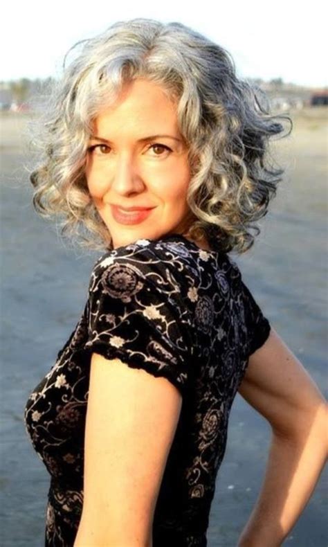 78 Grey Hairstyles To Try For A Hot New Look Grey Curly Hair Hair Styles Older Women Hairstyles