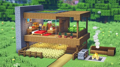⚒️ Minecraft How To Build A Simple Survival House Starter House
