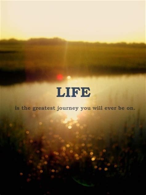 Life Is The Greatest Journey You Will Ever Be On Love