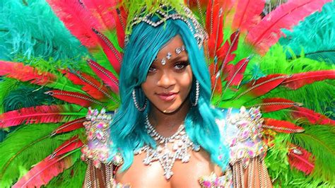 Rihanna’s Outfit For Crop Over — Festival And Parade Look Sexy Hollywood Life