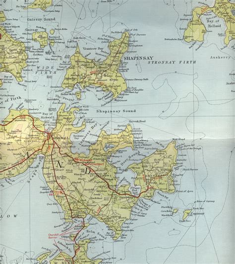 Orkney East Map