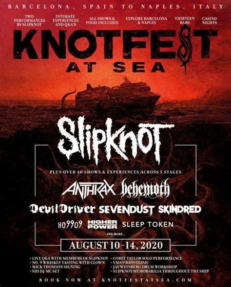 May 05, 2021 · hello, everyone! Slipknot Announce Knotfest At Sea Line-Up - Go Venue Magazine