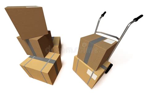 Moving Boxes Stock Illustration Illustration Of Moving 15719617